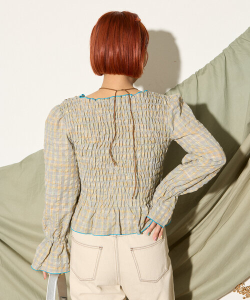 HELLO.SANFRANCISCO（ハローサンフランシスコ）の「【HELLO.SANFRANCISCO】フラワー2WAYネックレス（ネックレス・レディース・ブルー/ピンク/オレンジ・ONE SIZE）」の6枚目の写真