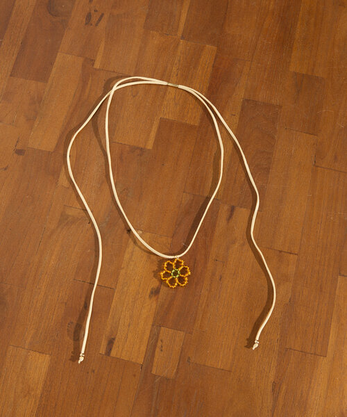 HELLO.SANFRANCISCO（ハローサンフランシスコ）の「【HELLO.SANFRANCISCO】フラワー2WAYネックレス（ネックレス・レディース・ブルー/ピンク/オレンジ・ONE SIZE）」の10枚目の写真