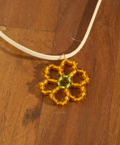 HELLO.SANFRANCISCO（ハローサンフランシスコ）の「【HELLO.SANFRANCISCO】フラワー2WAYネックレス（ネックレス・レディース・ブルー/ピンク/オレンジ・ONE SIZE）」の11枚目の写真