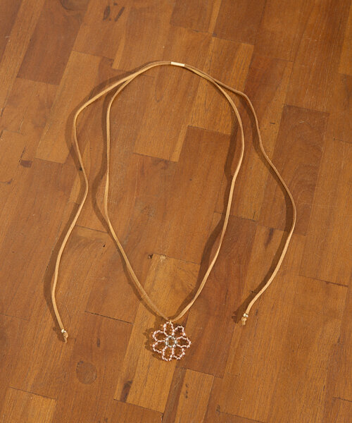 HELLO.SANFRANCISCO（ハローサンフランシスコ）の「【HELLO.SANFRANCISCO】フラワー2WAYネックレス（ネックレス・レディース・ブルー/ピンク/オレンジ・ONE SIZE）」の14枚目の写真