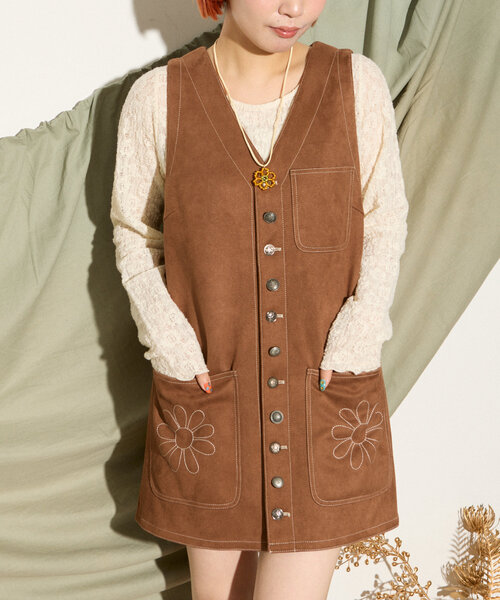 HELLO.SANFRANCISCO（ハローサンフランシスコ）の「【HELLO.SANFRANCISCO】フラワー2WAYネックレス（ネックレス・レディース・ブルー/ピンク/オレンジ・ONE SIZE）」の20枚目の写真