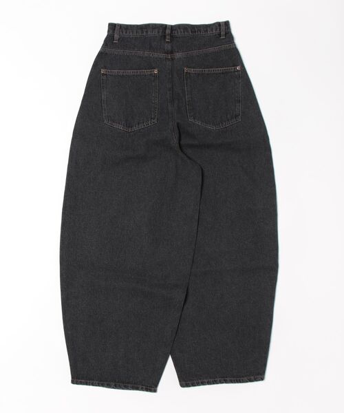 Figments（フィグメンツ）の「フロントエンブロバギーデニム（デニムパンツ・レディース・ブラック/ブルー・SMALL/MEDIUM/LARGE）」の18枚目の写真