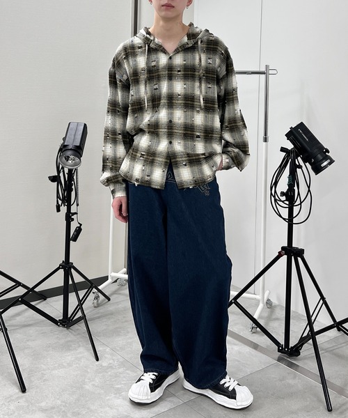 セール】フロントエンブロバギーデニム（デニムパンツ