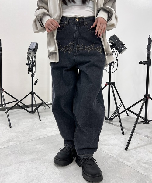 セール】フロントエンブロバギーデニム（デニムパンツ