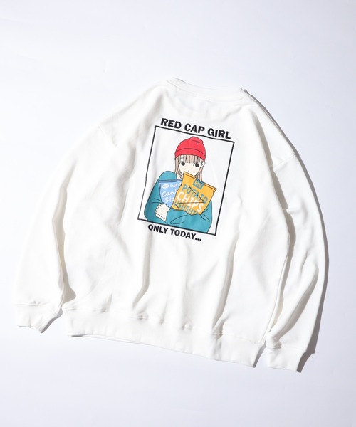 セール】RED CAP GIRL 裏毛 クルーネック スウェット（スウェット 