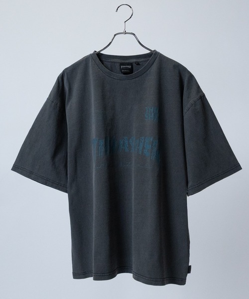 THRASHER（スラッシャー）の「【at】〔THRASHER/スラッシャー〕GAME DIAMOND HEART LOGO S/S PIGMENT TEE アソートパターンロゴ ピグメントTシャツ（Tシャツ/カットソー・メンズ・ブラック系3/ブラック系1/ピンク系2/ピンク系1/ブルー系1/ブルー系2/ブラック系4/ブラック系2/ブラウン系2/ブラウン系1/ブラック系8/ブラック系7/ブラック系6/ブラック系5/ピンク系3/ブルー系3/ブラウン系3/グレー系2/グレー系1・LARGE/MEDIUM）」の4枚目の写真