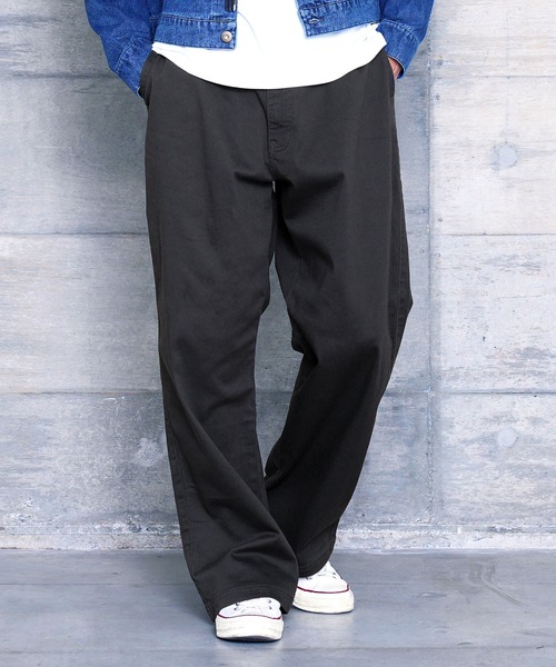 jiggys shop（ジギーズショップ）の「ストレッチ ワイドシルエット イージーチノパンツ（チノパンツ・メンズ・ブラック/ベージュ/グリーン系その他・MEDIUM/SMALL/X-LARGE/LARGE）」の12枚目の写真