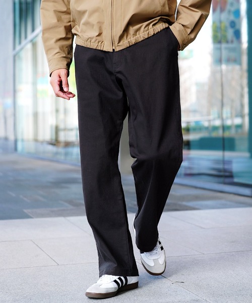 jiggys shop（ジギーズショップ）の「ストレッチ ワイドシルエット イージーチノパンツ（チノパンツ・メンズ・ブラック/ベージュ/グリーン系その他・MEDIUM/SMALL/X-LARGE/LARGE）」の20枚目の写真