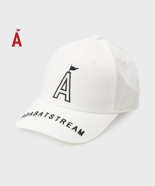 ADABAT STREAM(アダバットストリーム)の「STREAMエースキャップ(キャップ・メンズ・ブラック/ホワイト・00)」の1枚目の写真