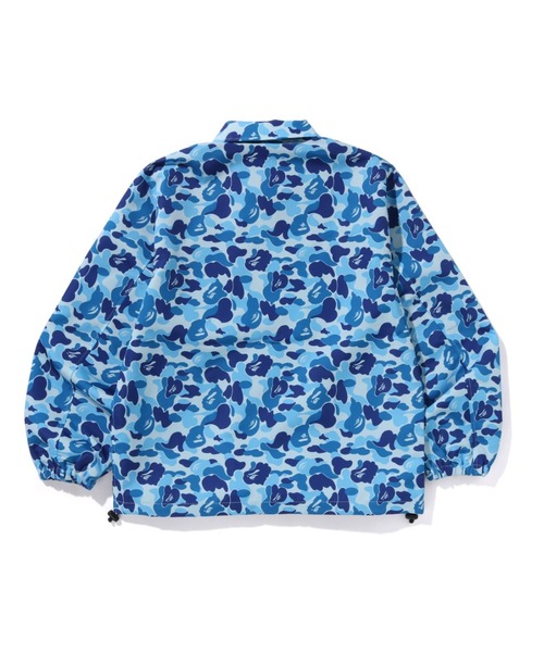 A BATHING APE コーチジャケット 青 A BATHING APE ブルゾン アウター BAPE PATCH COACH JACKET