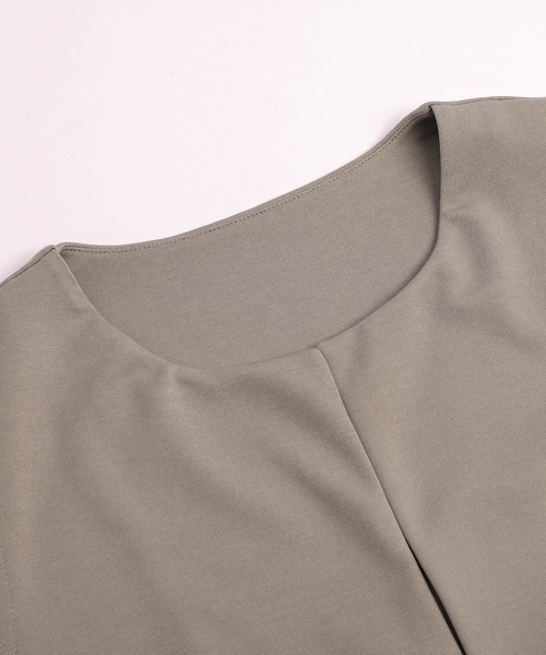 La-gemme（ラジェム）の「ウエストフリル パールポケットジレ（ベスト・レディース・ネイビー/モカ/ブラック・フリー）」の16枚目の写真