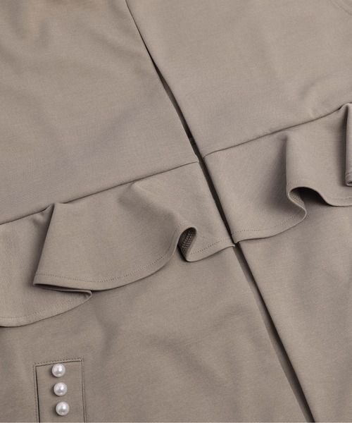 La-gemme（ラジェム）の「ウエストフリル パールポケットジレ（ベスト・レディース・ネイビー/モカ/ブラック・フリー）」の18枚目の写真