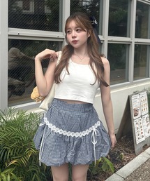 clear | カップ付きチビタンクトップ ［着回し万能］≪2025SS新作≫(タンクトップ)