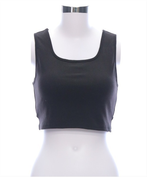 clear（クリア）の「カップ付きチビタンクトップ ［着回し万能］≪2025SS新作≫（タンクトップ・レディース・オフホワイト/ブラック・F）」の16枚目の写真