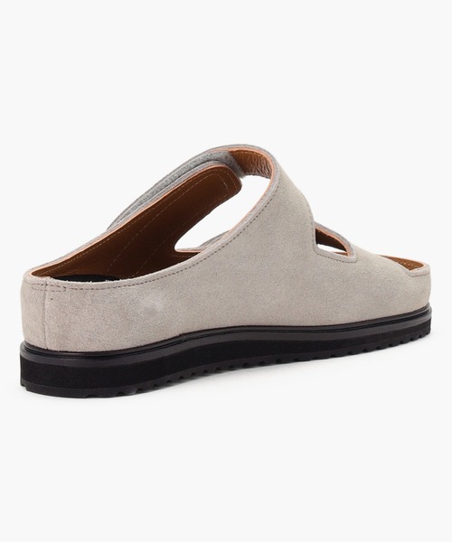 BENEXY（ベネクシー）の「120W/イチニイマル ダブリュー ベロアレザー スリム (UNISEX)（サンダル・レディース・グレイッシュベージュ/ブラック・35/36/37/38/39/40/41/42/43/44）」の5枚目の写真