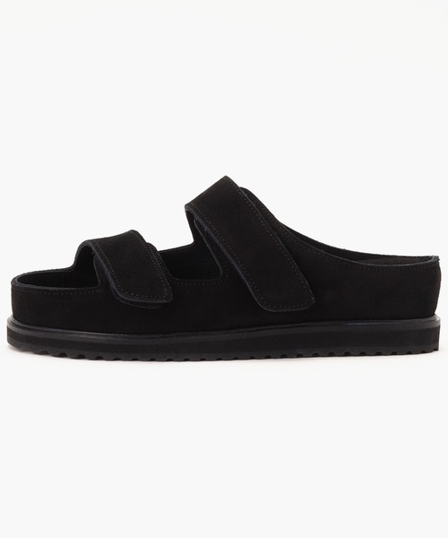 BENEXY（ベネクシー）の「120W/イチニイマル ダブリュー ベロアレザー スリム (UNISEX)（サンダル・レディース・グレイッシュベージュ/ブラック・35/36/37/38/39/40/41/42/43/44）」の9枚目の写真