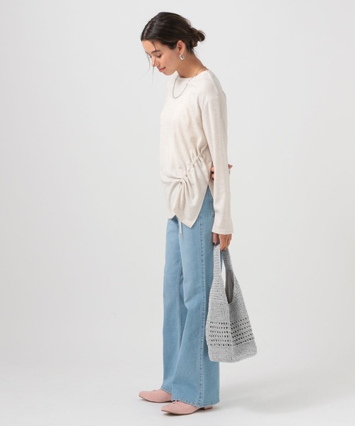 BAYFLOW（ベイフロー）の「レースアップフラットミュール（その他シューズ・レディース・ブラック/ピンク・LARGE/MEDIUM）」の3枚目の写真