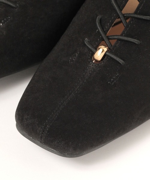 BAYFLOW（ベイフロー）の「レースアップフラットミュール（その他シューズ・レディース・ブラック/ピンク・LARGE/MEDIUM）」の19枚目の写真