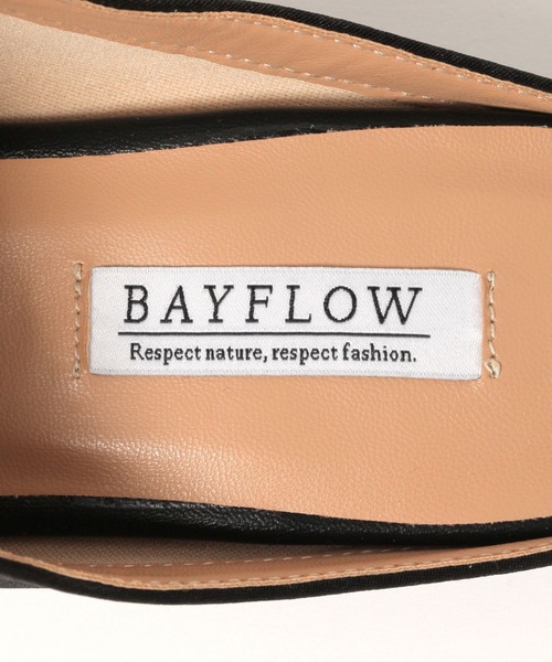 BAYFLOW（ベイフロー）の「レースアップフラットミュール（その他シューズ・レディース・ブラック/ピンク・LARGE/MEDIUM）」の13枚目の写真