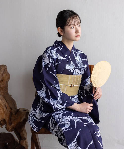 伊勢形紙×注染】こだわり浴衣2点セット（浴衣）｜ゆかた館グレース
