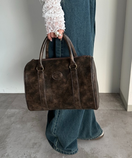 apres jour mignon(アプレジュールミニョン)の「ボストンバッグ(ボストンバッグ・レディース・ブラウン/ブラック・フリー)」の9枚目の写真