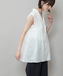 Munich | フレンチリネンタックブラウス(シャツ/ブラウス)