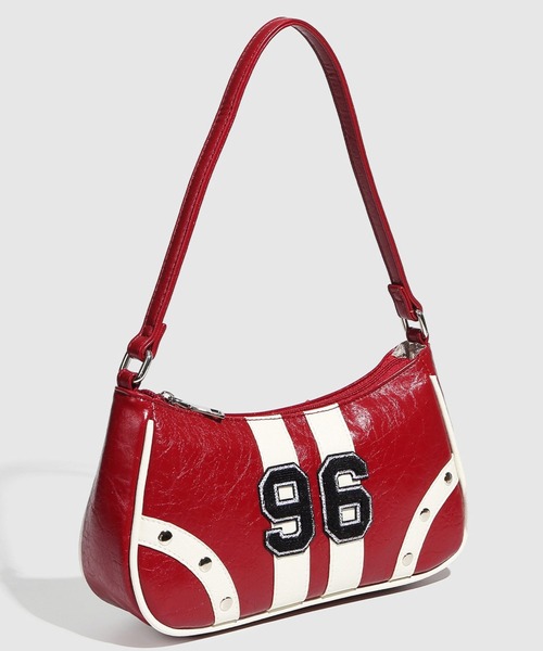 almo（アルモ）の「ナンバリング96ミニバッグ(se)（ハンドバッグ・レディース・レッド/ブラック・FREE）」の13枚目の写真