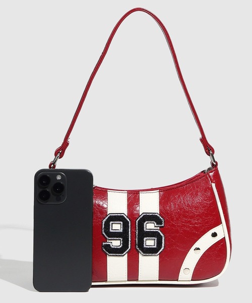 almo（アルモ）の「ナンバリング96ミニバッグ(se)（ハンドバッグ・レディース・レッド/ブラック・FREE）」の11枚目の写真