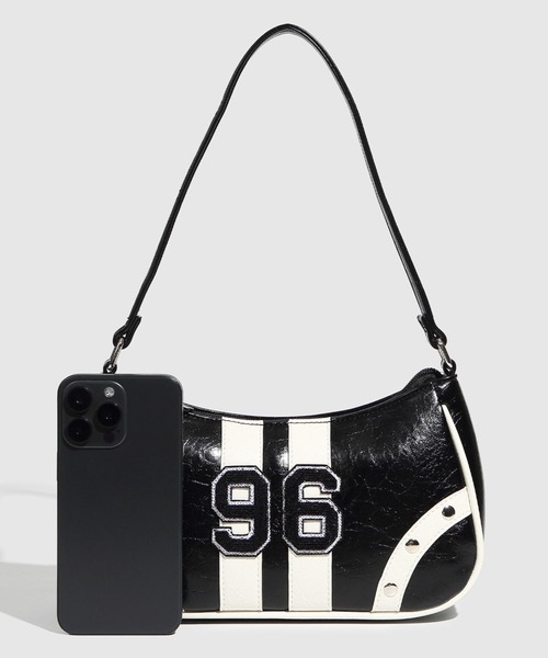 almo（アルモ）の「ナンバリング96ミニバッグ(se)（ハンドバッグ・レディース・レッド/ブラック・FREE）」の4枚目の写真