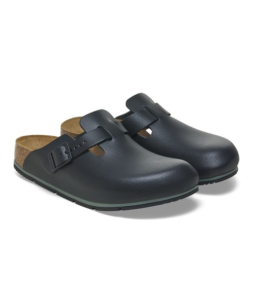 BIRKENSTOCK(ビルケンシュトック)の「Boston PRO / ボストン PRO スムースレザー black 【ナロー幅】 UNISEX(サンダル・レディース・ブラック・35(22.5㎝)/36(23cm)/37(24cm)/39.0/25㎝)」の4枚目の写真