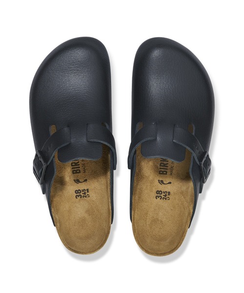 BIRKENSTOCK(ビルケンシュトック)の「Boston PRO / ボストン PRO スムースレザー black 【ナロー幅】 UNISEX(サンダル・レディース・ブラック・35(22.5㎝)/36(23cm)/37(24cm)/39.0/25㎝)」の3枚目の写真