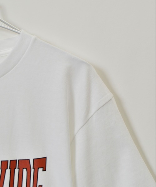 spiritoso（スピリトーゾ）の「【spiritoso】カレッジアソートプリントＴシャツ(CP)（Tシャツ/カットソー・レディース・ホワイト系2/ホワイト系1・L/M）」の14枚目の写真