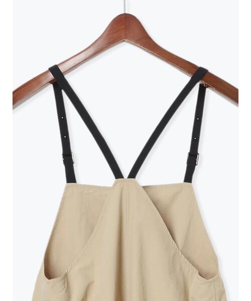 Te chichi TERRASSE（テチチテラス）の「ナイロンキャミワンピース（ワンピース・レディース・カーキ/チャコールグレー/ベージュ・F）」の5枚目の写真