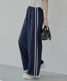 Chico | 【新色追加】ライン入りロゴジャージパンツ(その他パンツ)