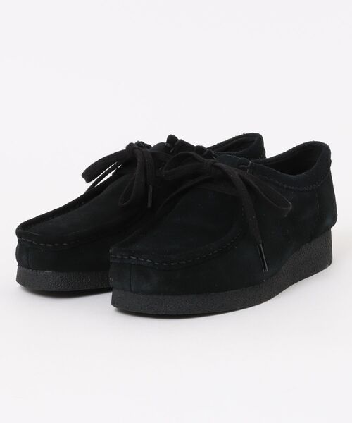 Clarks(クラークス)の「【clarks】 WallabeeEVO WP(モカシン/デッキシューズ・レディース・ブラック・22.5cm/23.0cm/23.5cm/24.0cm/24.5cm/25.0cm)」の1枚目の写真