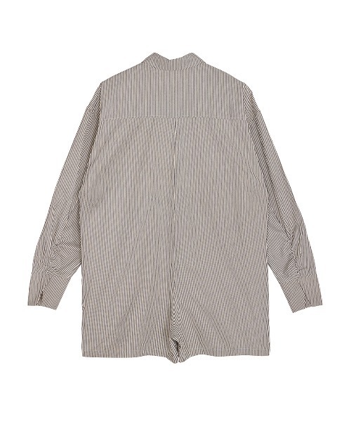 STRIPE SHIRT ROMPERS（つなぎ/オールインワン）｜Ameri（アメリ