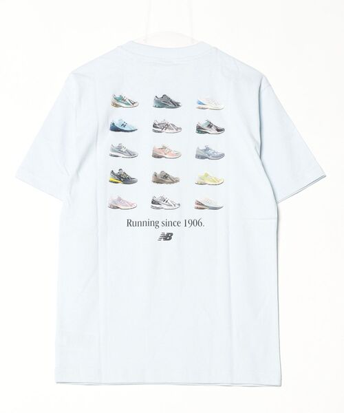 NEW BALANCE(ニューバランス)の「1906マルチTシャツ(Tシャツ/カットソー・メンズ・ホワイト/ブラック/ライトブルー・MEDIUM/LARGE/X-LARGE/XX-LARGE/SMALL)」の8枚目の写真