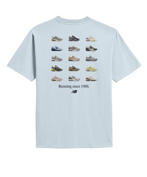 NEW BALANCE(ニューバランス)の「1906マルチTシャツ(Tシャツ/カットソー・メンズ・ホワイト/ブラック/ライトブルー・MEDIUM/LARGE/X-LARGE/XX-LARGE/SMALL)」の7枚目の写真