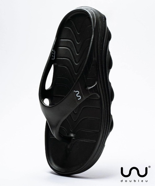 Doubleu(ダブリュー)の「Doubleu / ダブリュー RIVA MEN(サンダル・メンズ・チャコールグレー/ブラック/ブラウン・40/41/42/43)」の2枚目の写真