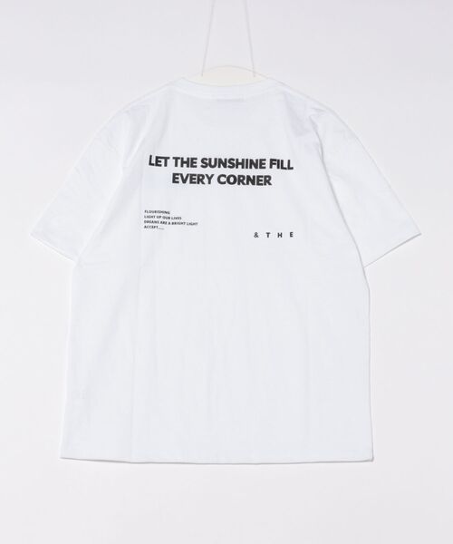 almo(アルモ)の「モノトーンプリントオーバーサイズTシャツ(NEZ)(Tシャツ/カットソー・レディース・ホワイト/ブラック・FREE)」の8枚目の写真
