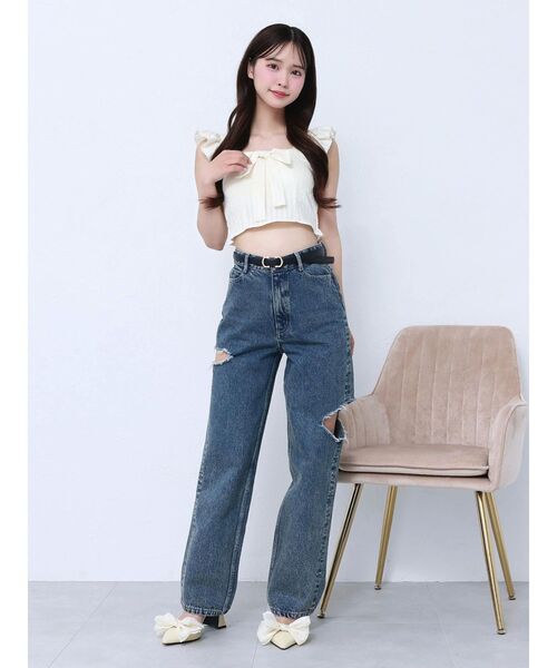 EATME（イートミー）の「ゴールドバックルベルト（ベルト・レディース・ブラック・FREE）」の4枚目の写真