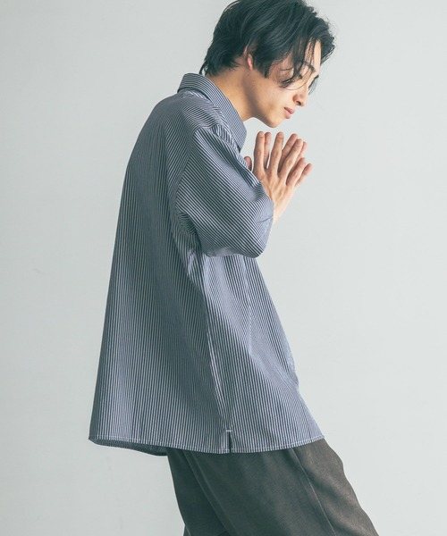 LOWRYS FARM（ローリーズファーム）の「アソートストライプシャツＳＳ　 492779（シャツ/ブラウス・メンズ・ブルー系その他/ブルー/ブルー系その他2/ブラウン・MEDIUM/LARGE）」の13枚目の写真