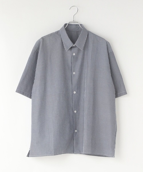 LOWRYS FARM（ローリーズファーム）の「アソートストライプシャツＳＳ　 492779（シャツ/ブラウス・メンズ・ブルー系その他/ブルー/ブルー系その他2/ブラウン・MEDIUM/LARGE）」の14枚目の写真