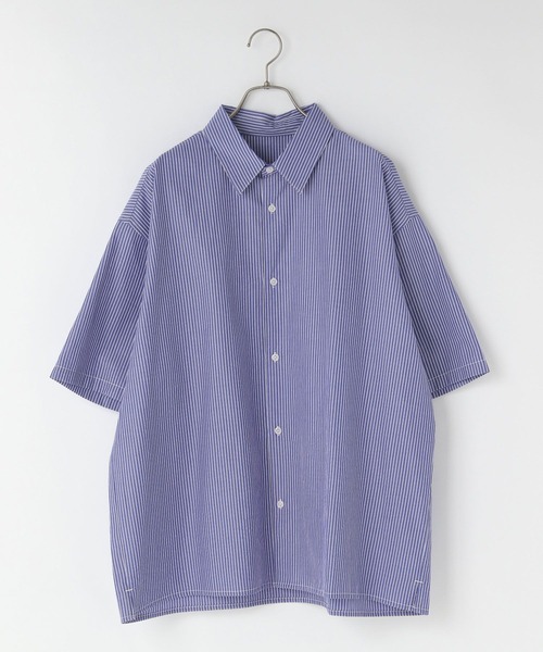 LOWRYS FARM（ローリーズファーム）の「アソートストライプシャツＳＳ　 492779（シャツ/ブラウス・メンズ・ブルー系その他/ブルー/ブルー系その他2/ブラウン・MEDIUM/LARGE）」の15枚目の写真