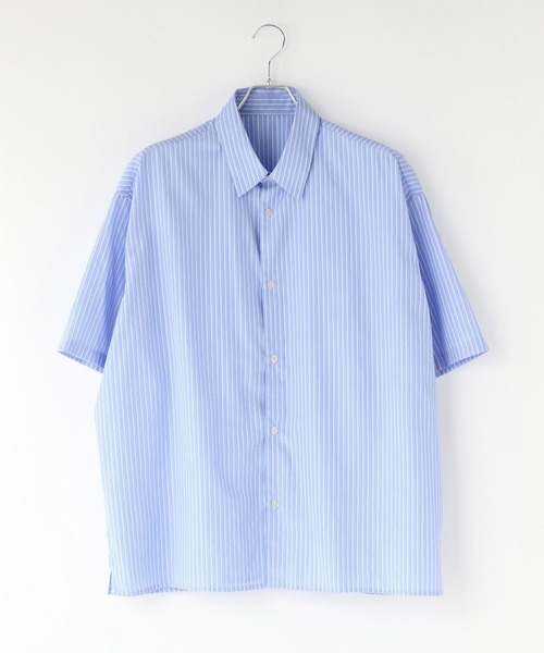 LOWRYS FARM（ローリーズファーム）の「アソートストライプシャツＳＳ　 492779（シャツ/ブラウス・メンズ・ブルー系その他/ブルー/ブルー系その他2/ブラウン・MEDIUM/LARGE）」の16枚目の写真