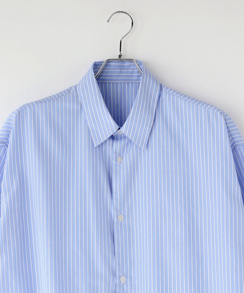 LOWRYS FARM（ローリーズファーム）の「アソートストライプシャツＳＳ　 492779（シャツ/ブラウス・メンズ・ブルー系その他/ブルー/ブルー系その他2/ブラウン・MEDIUM/LARGE）」の17枚目の写真