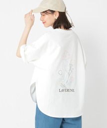 アソートロゴ×刺繍半袖プルオーバー
