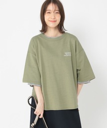アソートロゴ×刺繍半袖プルオーバー