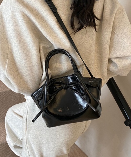Ritzy（リッツィー）の「2way リボンデザイン PUショルダーバッグ