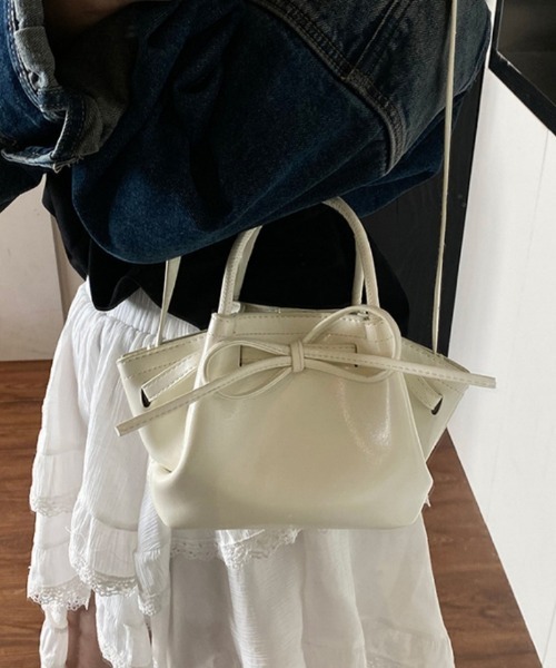 Ritzy（リッツィー）の「2way リボンデザイン PUショルダーバッグ
